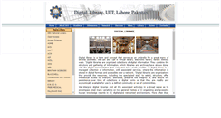 Desktop Screenshot of digitallibrary.uet.edu.pk